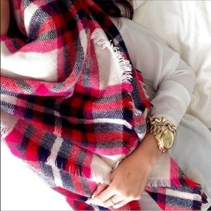 New Tartan Plaid Oversized Blanket Scarf